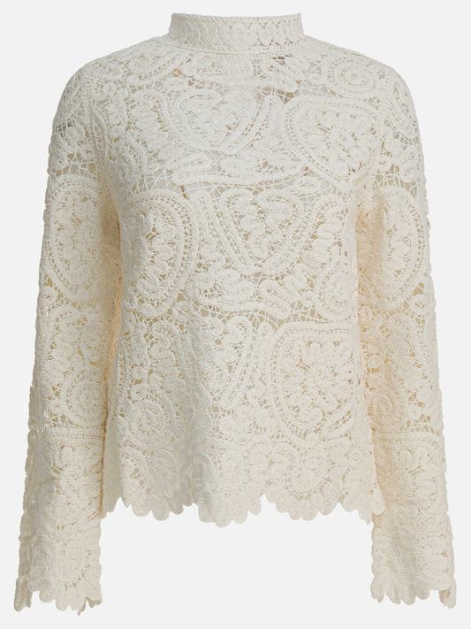 Crewneck sweaters Solid colour  White - LouLou De Saison Women | PDP | VIETTI Online Store 
