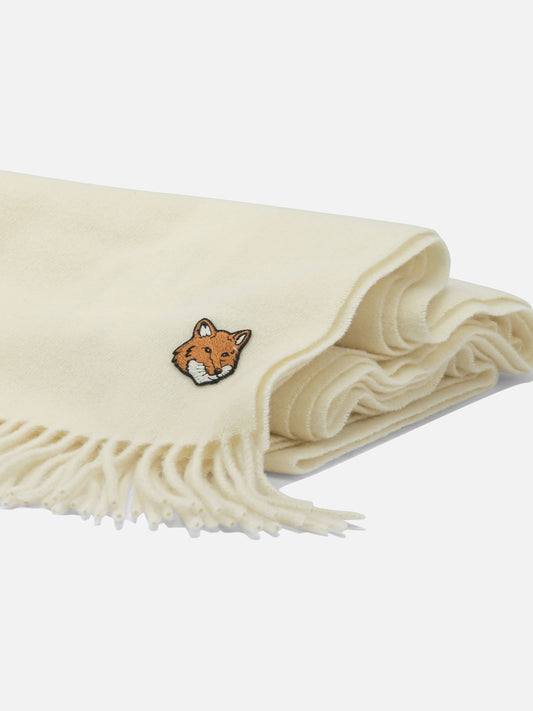 Fringed scarves Logo  White - Maison Kitsuné Men | PLP | VIETTI Online Store | 2
