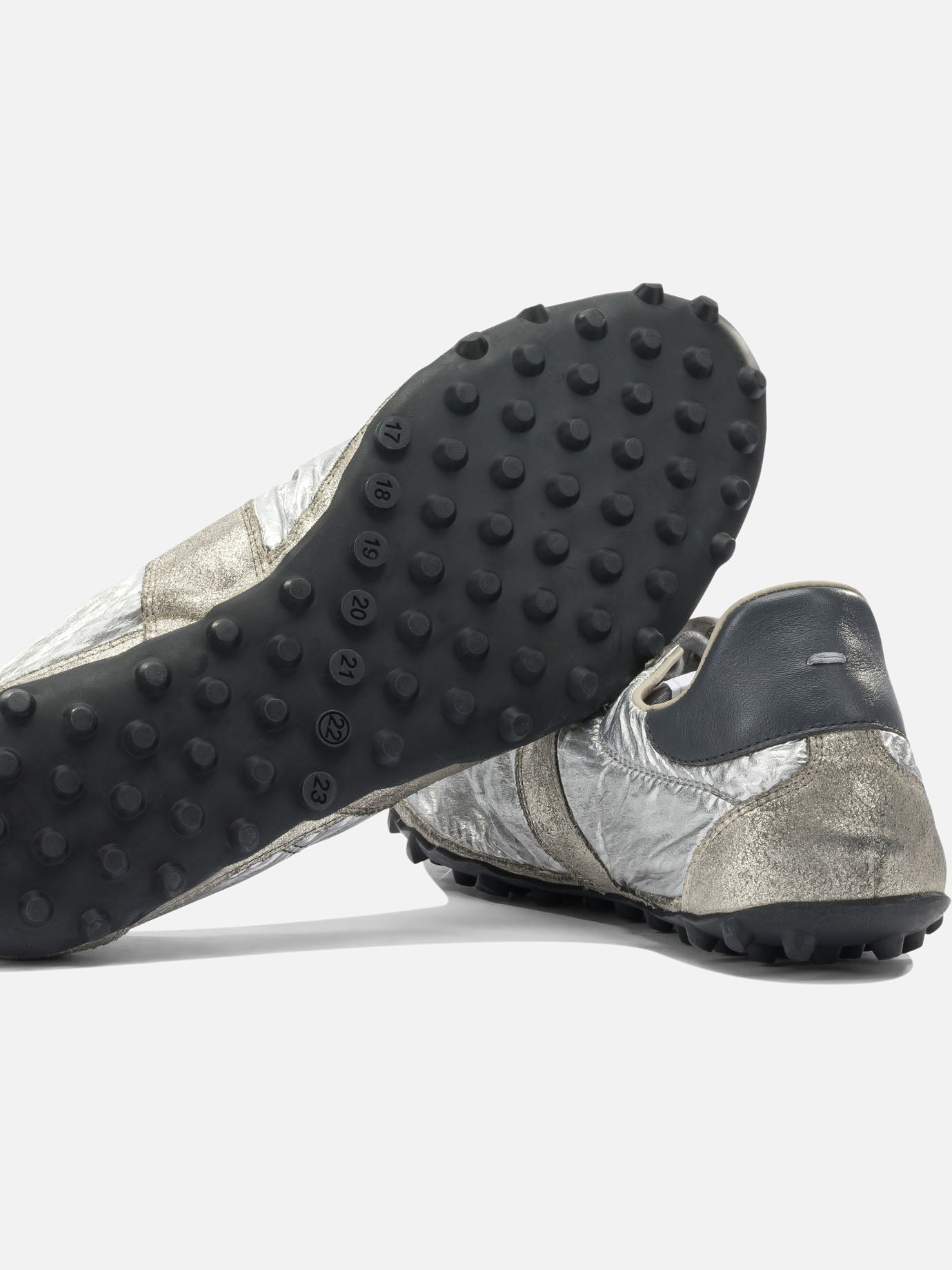 Low top sneakers 90% polyester 10% polyamide - 100% rubber  Silver - Maison Margiela Men | PDP | VIETTI Online Store | Zoom-Modal_5
