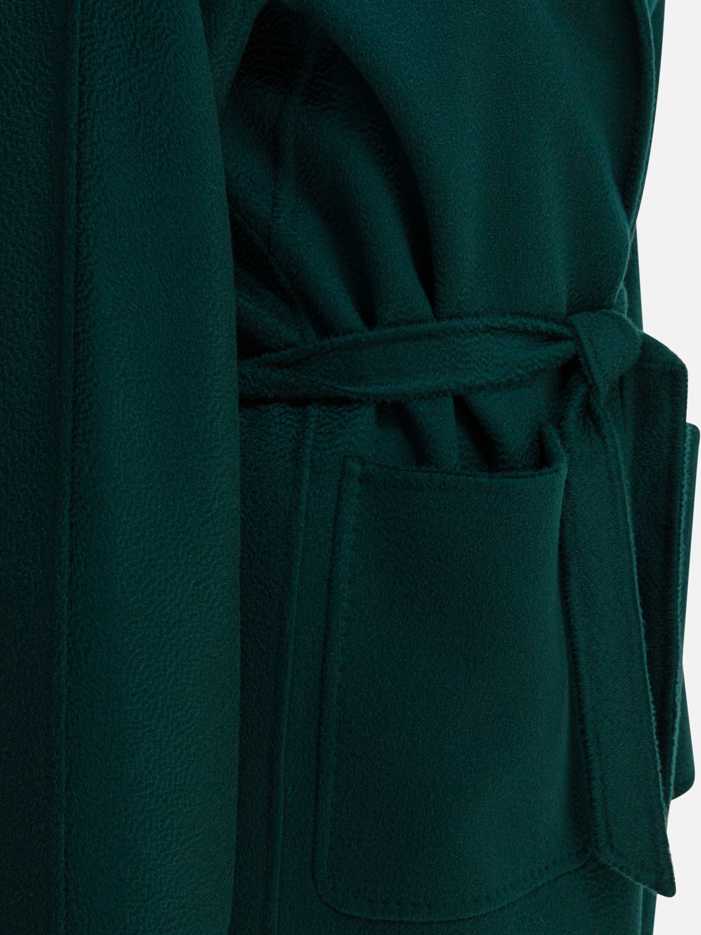 Long coats Solid colour  Green - Max Mara Women | PDP | VIETTI Online Store | thumbnail_4