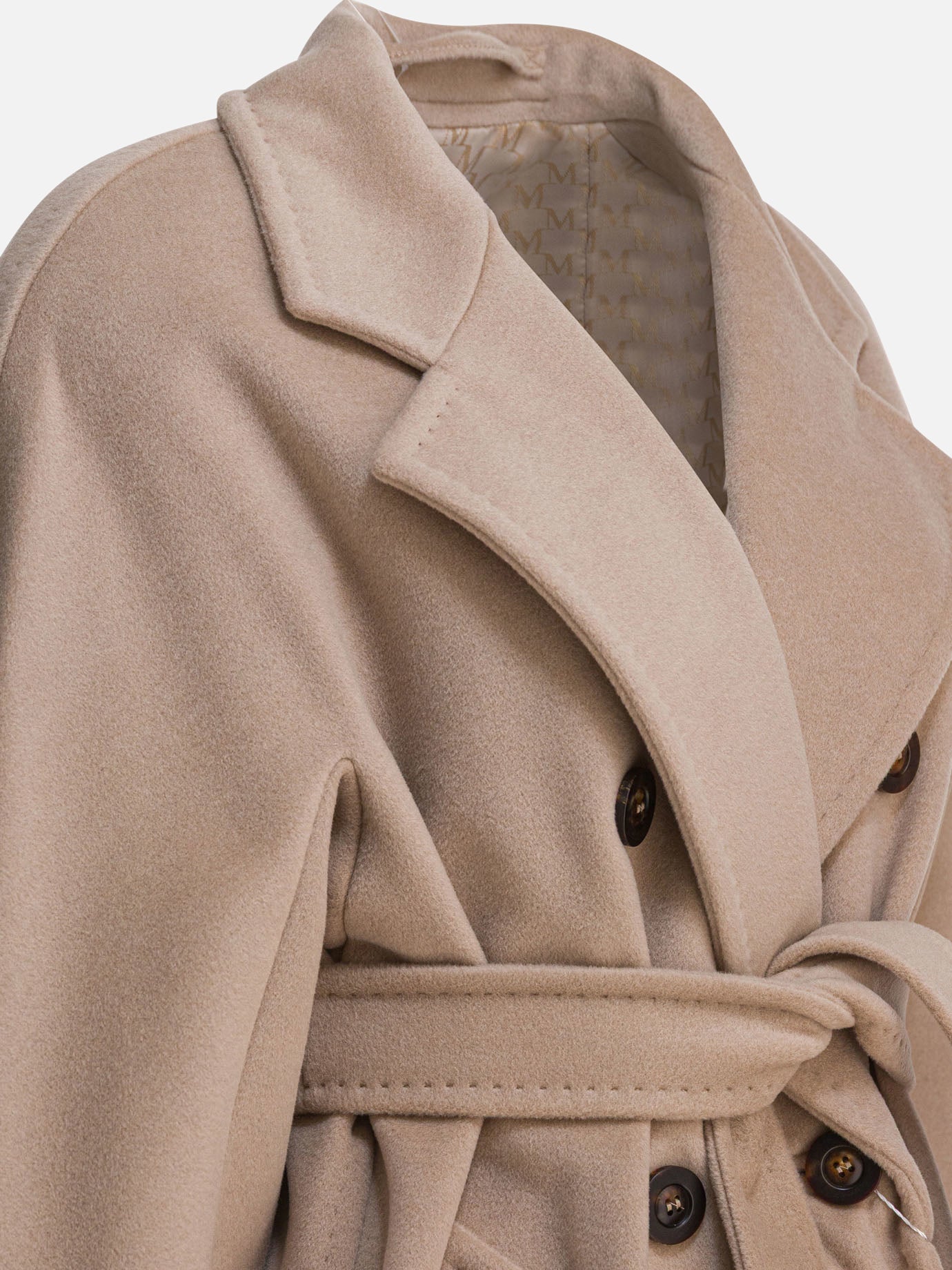 Long coats Solid colour  Beige - Max Mara Women | PDP | VIETTI Online Store | Zoom-Modal_4
