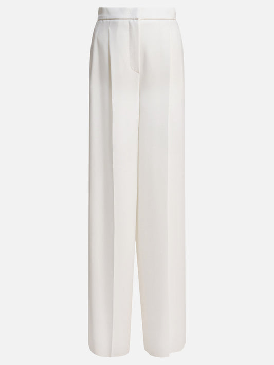 Leisure trousers Solid colour  White - Max Mara Women | PDP | VIETTI Online Store 
