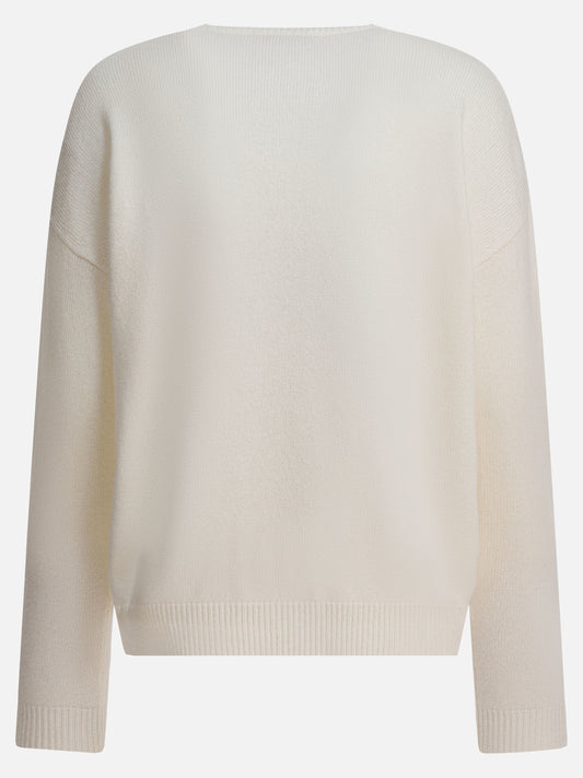 Crewneck sweaters Logo  White - Max Mara Women | PLP | VIETTI Online Store | 2
