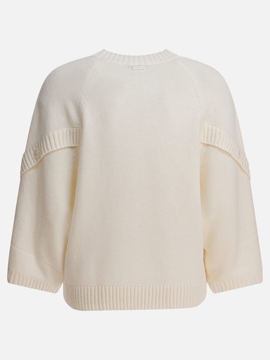 Crewneck sweaters Solid colour  White - Max Mara Women | PLP | VIETTI Online Store | 2
