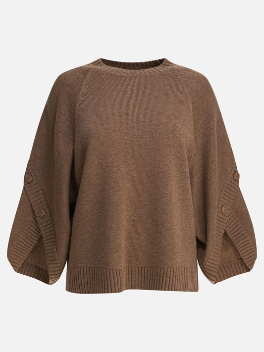 Crewneck sweaters Solid colour  Brown - Max Mara Women | PLP | VIETTI Online Store 

