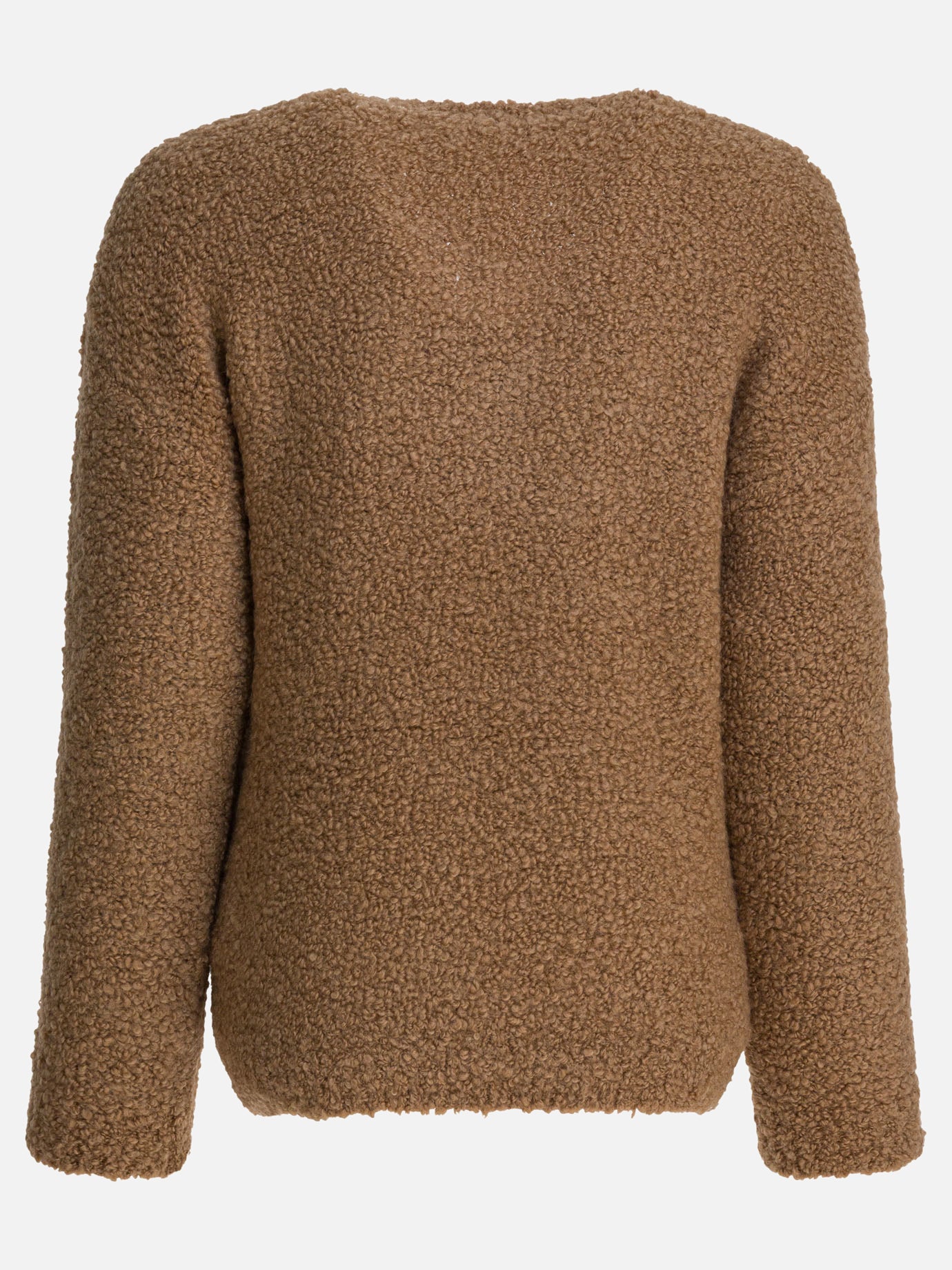 V neck sweaters Solid colour  Brown - Max Mara Women | PDP | VIETTI Online Store | thumbnail_2