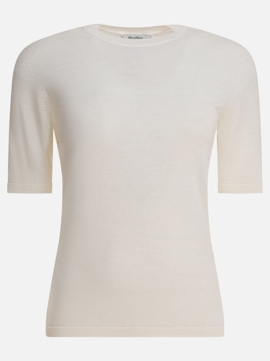 Crewneck t-shirts Solid colour  White - Max Mara Women | PLP | VIETTI Online Store 
