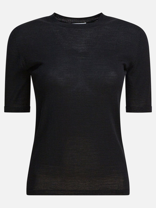 Crewneck t-shirts Solid colour  Black - Max Mara Women | PLP | VIETTI Online Store 
