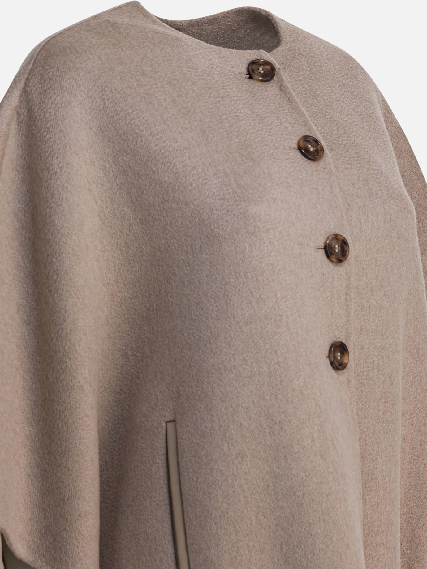 Capes Solid colour  Beige - Max Mara Women | PDP | VIETTI Online Store | thumbnail_4