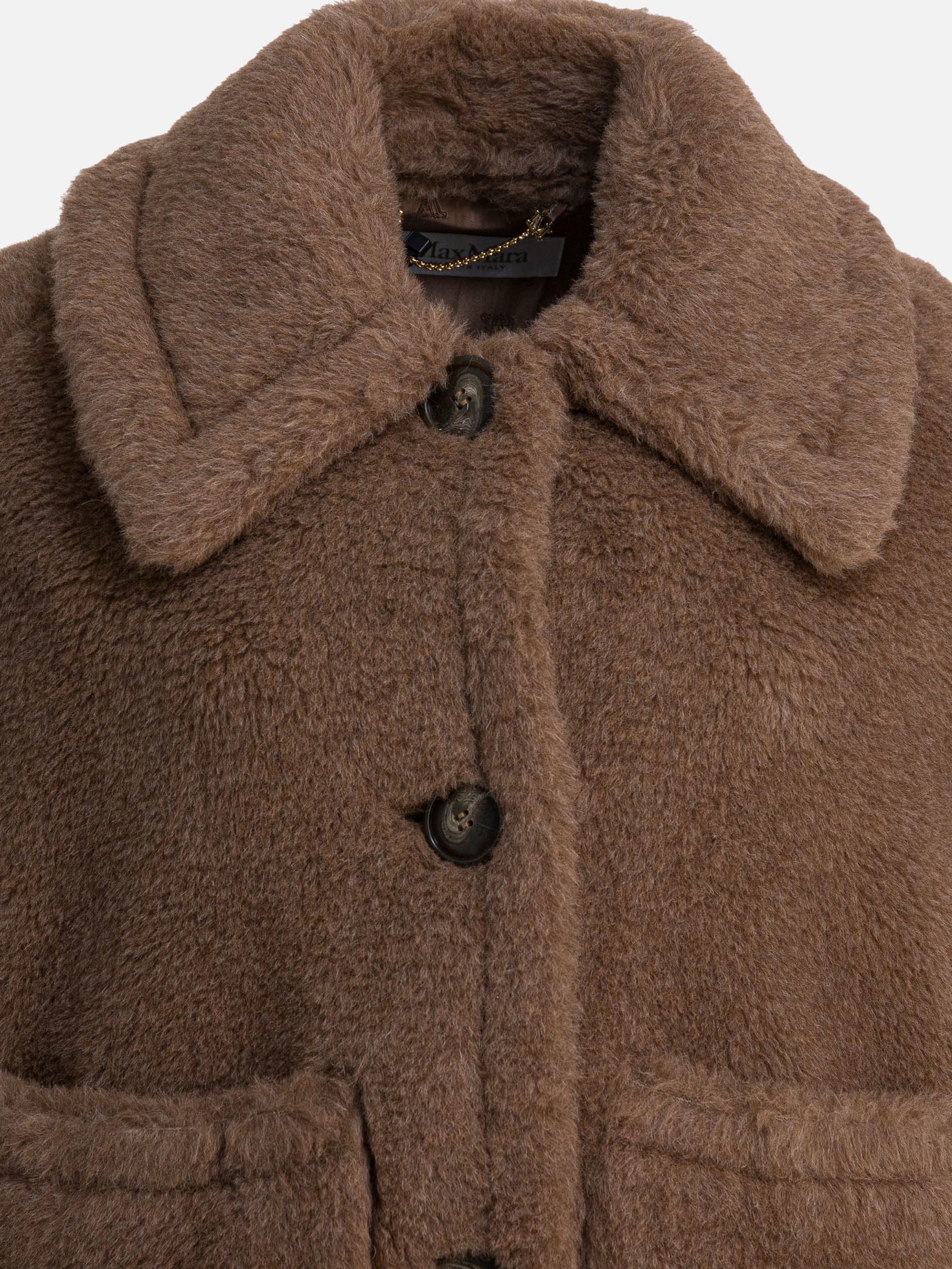 Capes Solid colour  Brown - Max Mara Women | PDP | VIETTI Online Store | thumbnail_3