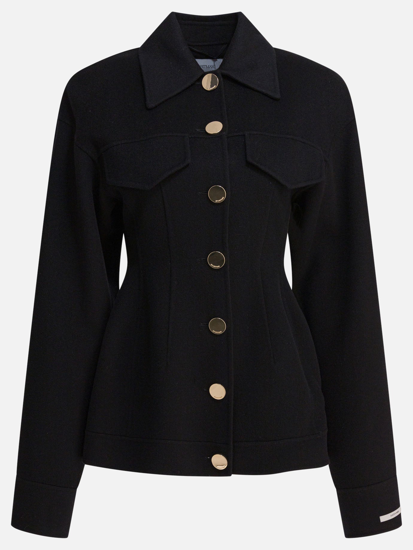 Short coats Solid colour  Black - Max Mara Sportmax Women | PDP | VIETTI Online Store | thumbnail