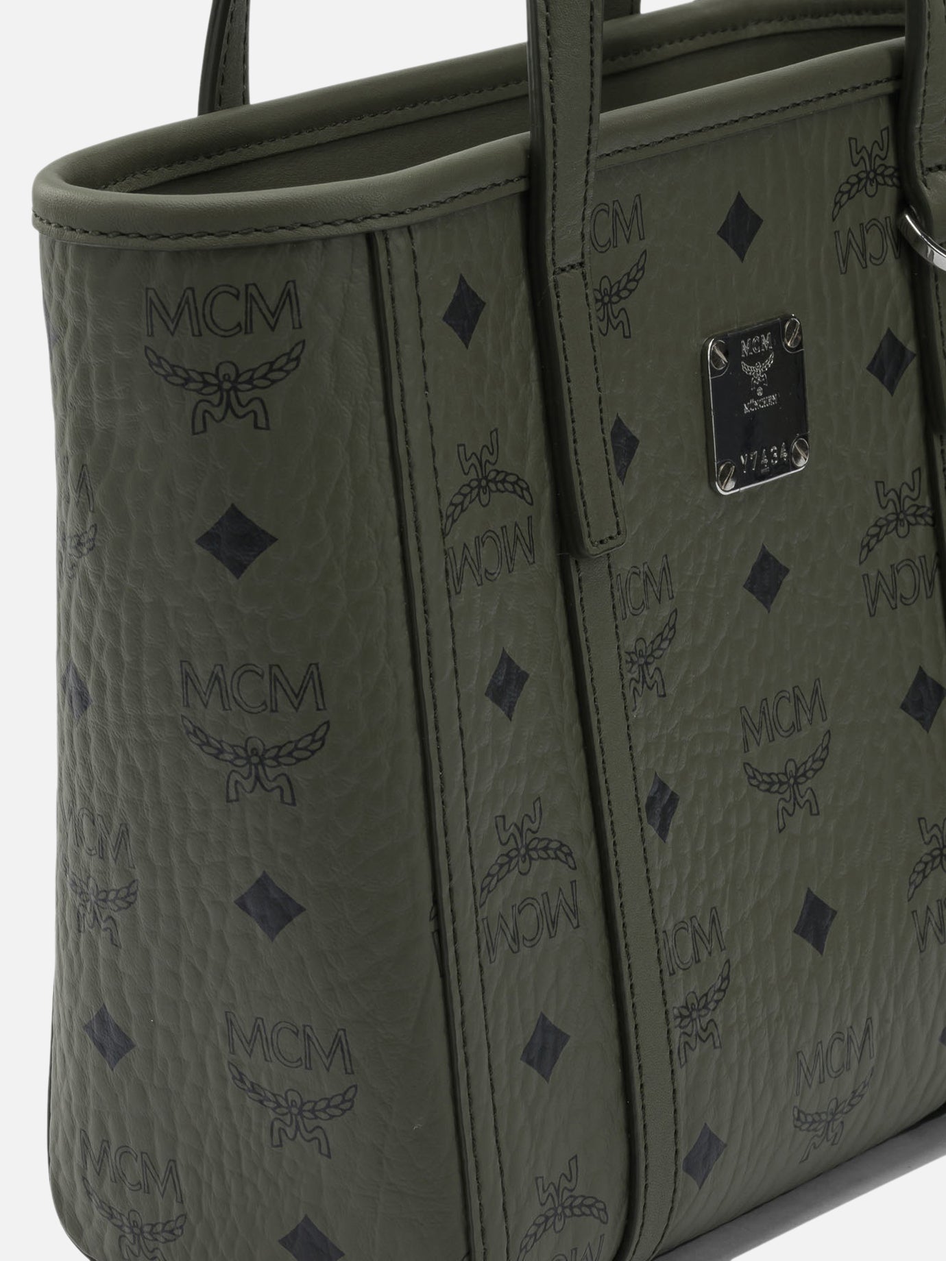 Mini bags 63% polyurethane 20% polyester 17% cotton  Green - Mcm Women | PDP | VIETTI Online Store | Zoom-Modal_4
