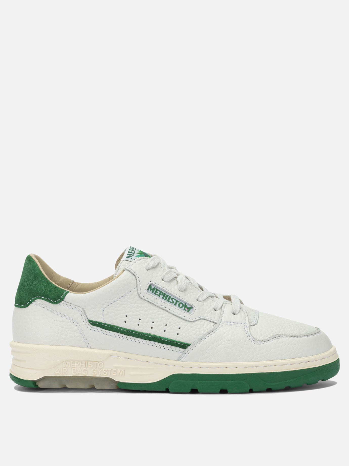 Low top sneakers 100% leather  White - Mephisto Men | PDP | VIETTI Online Store | Zoom-Modal
