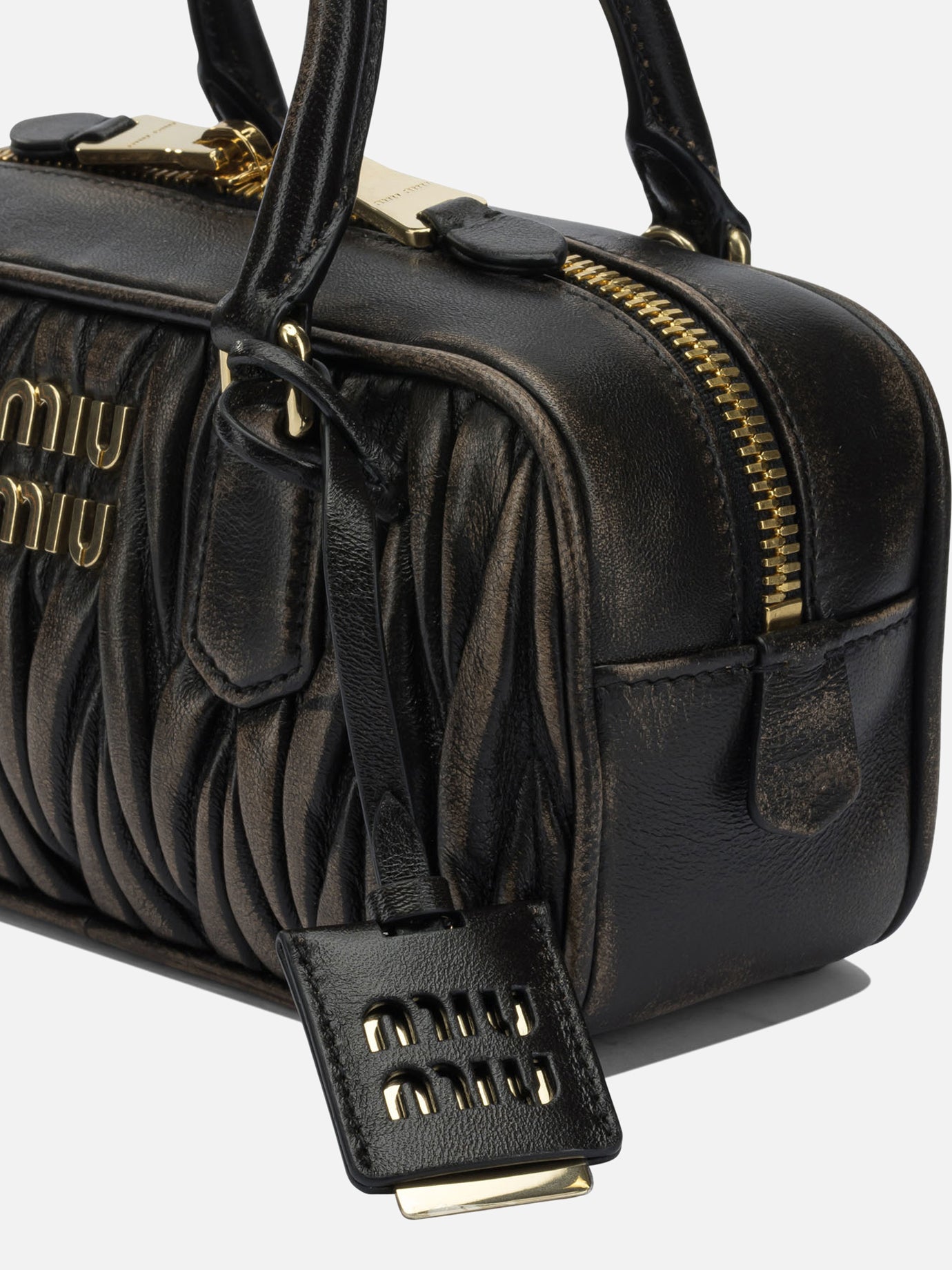 Small bags 100% lamb leather  Brown - Miu Miu Women | PDP | VIETTI Online Store | thumbnail_4