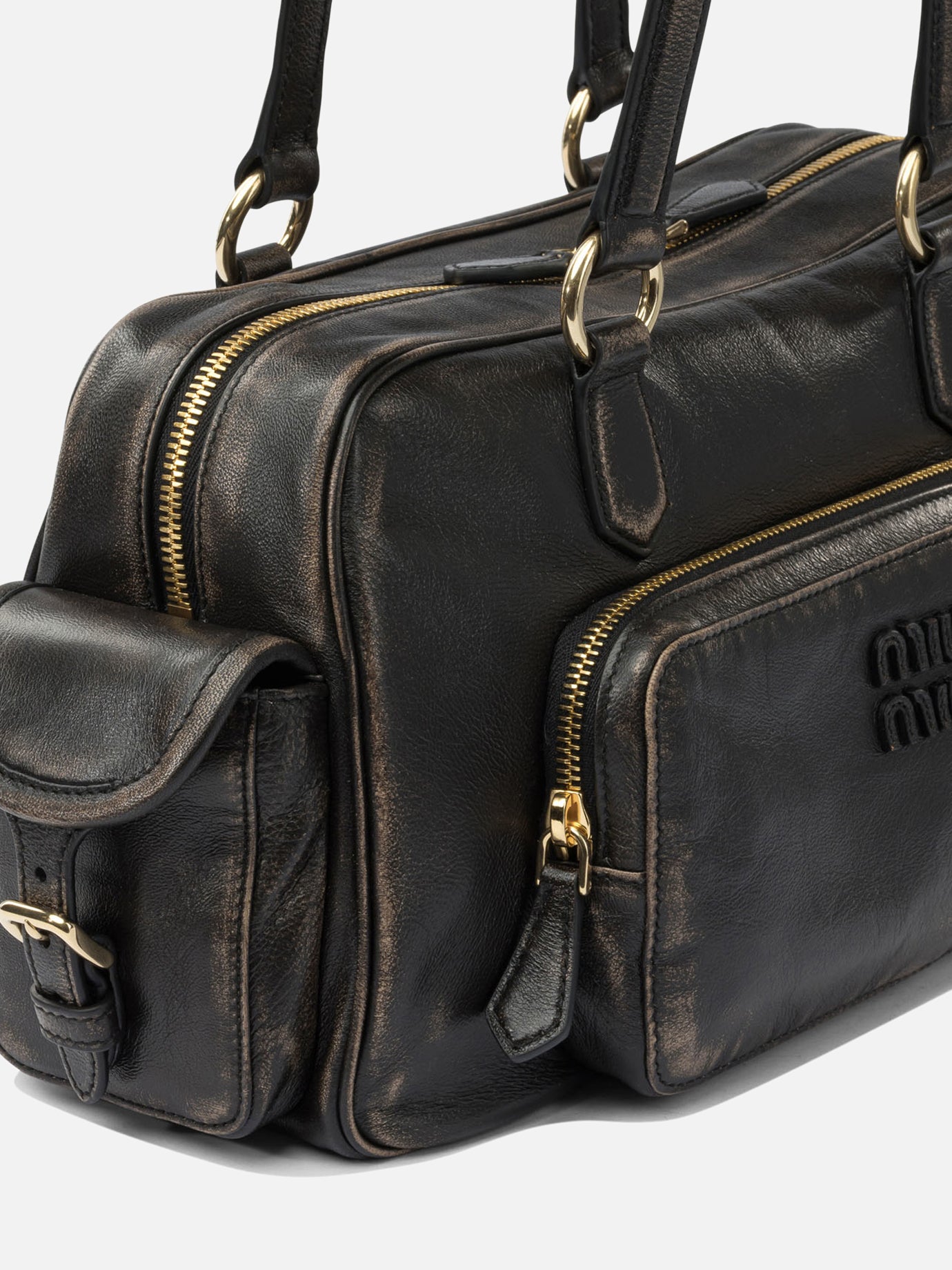 Medium bags 100% lamb leather  Brown - Miu Miu Women | PDP | VIETTI Online Store | Zoom-Modal_4
