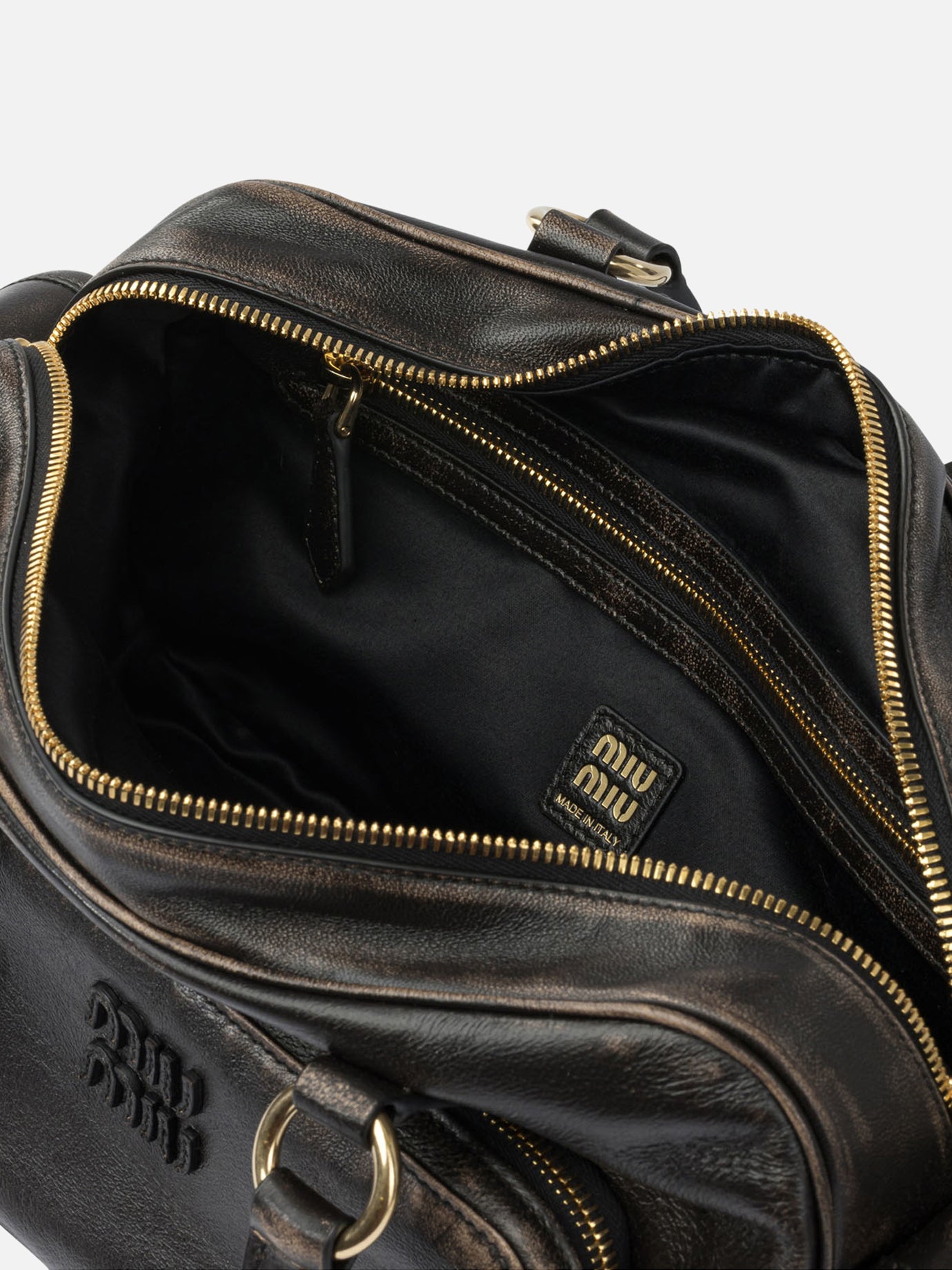 Medium bags 100% lamb leather  Brown - Miu Miu Women | PDP | VIETTI Online Store | thumbnail_5