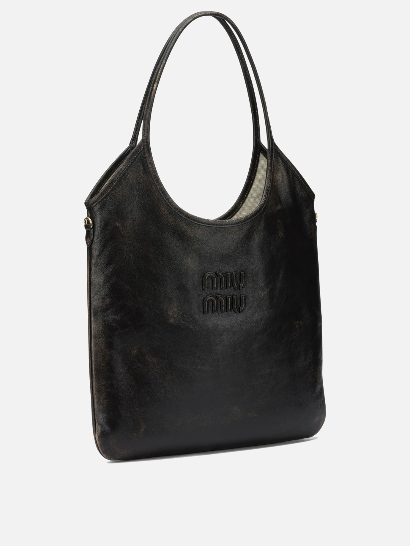 Medium bags Logo  Brown - Miu Miu Women | PDP | VIETTI Online Store | thumbnail_2