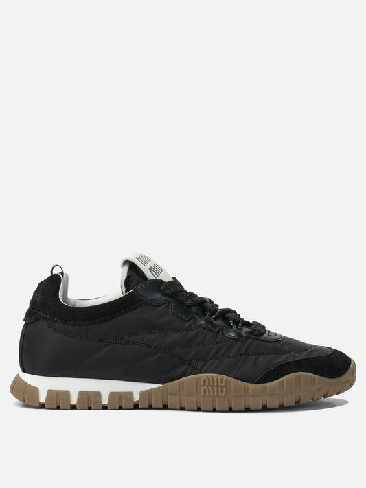 Low top sneakers 5E417E  Black - Miu Miu Women | PDP | VIETTI Online Store 
