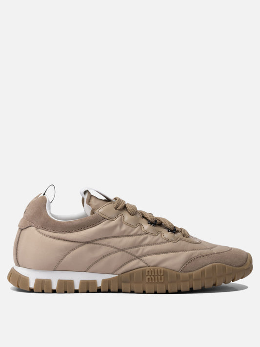 Low top sneakers 5E417E  Brown - Miu Miu Women | PLP | VIETTI Online Store 

