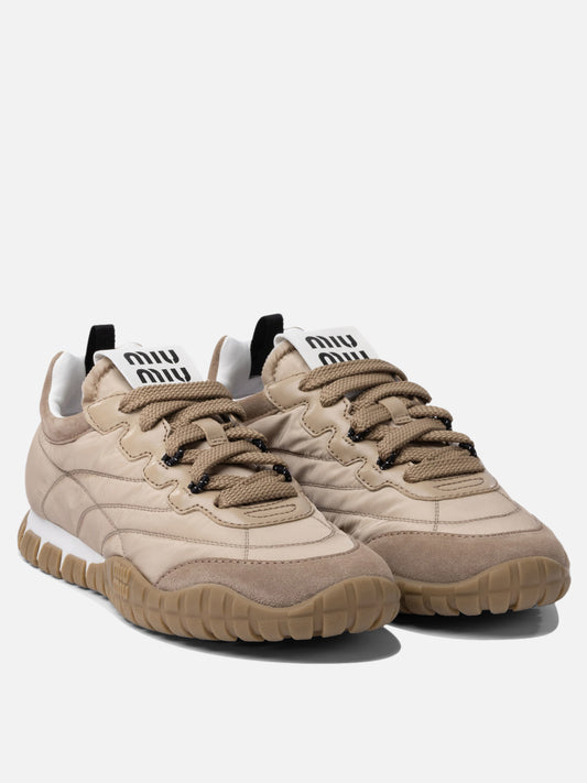 Low top sneakers 5E417E  Brown - Miu Miu Women | PLP | VIETTI Online Store | 2
