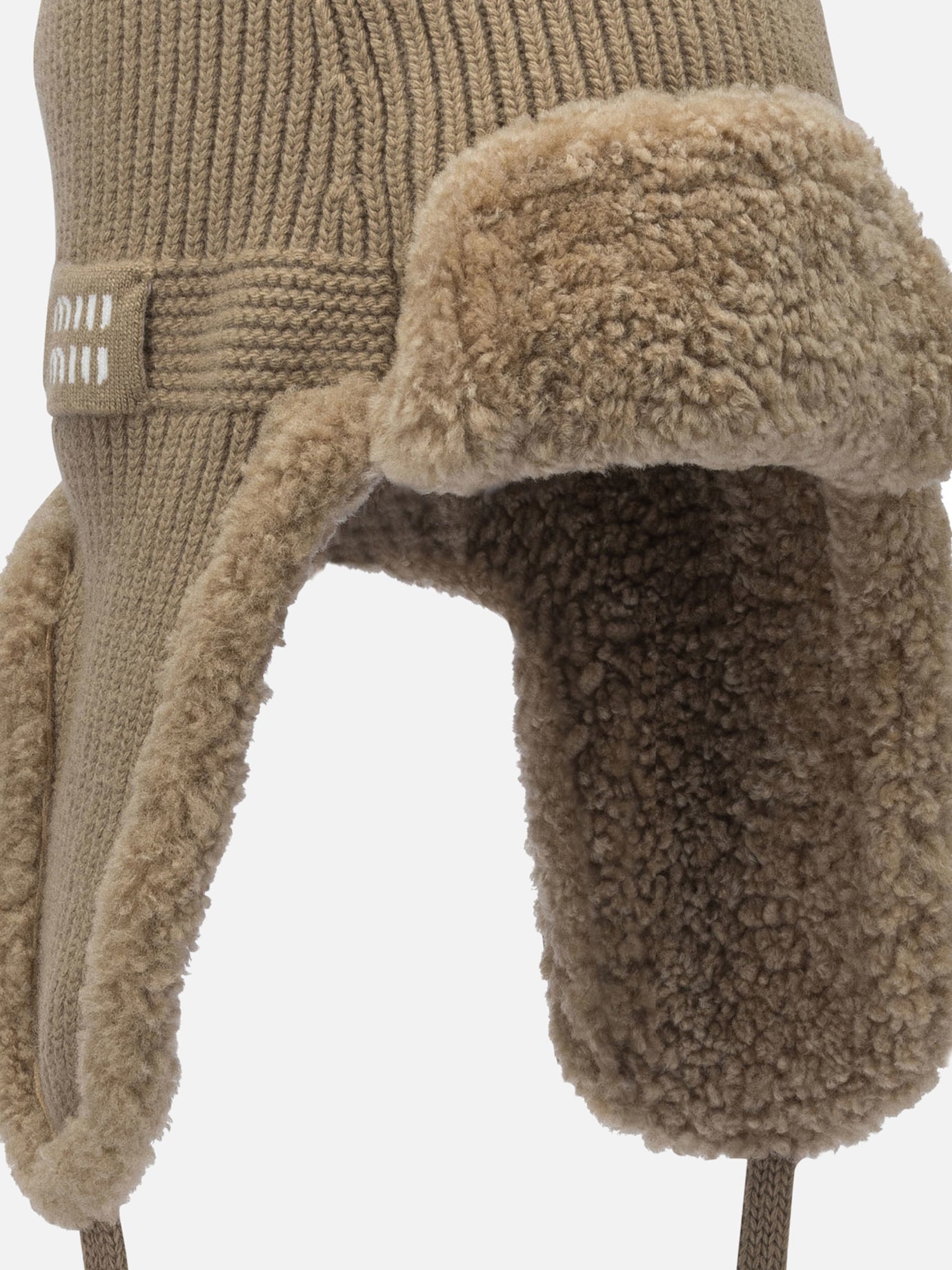 Beanies 5HC386  Brown - Miu Miu Women | PDP | VIETTI Online Store | thumbnail_4