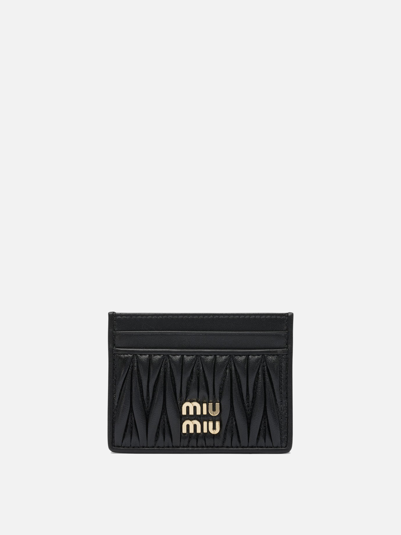 Card holders Logo  Black - Miu Miu Women | PDP | VIETTI Online Store | thumbnail