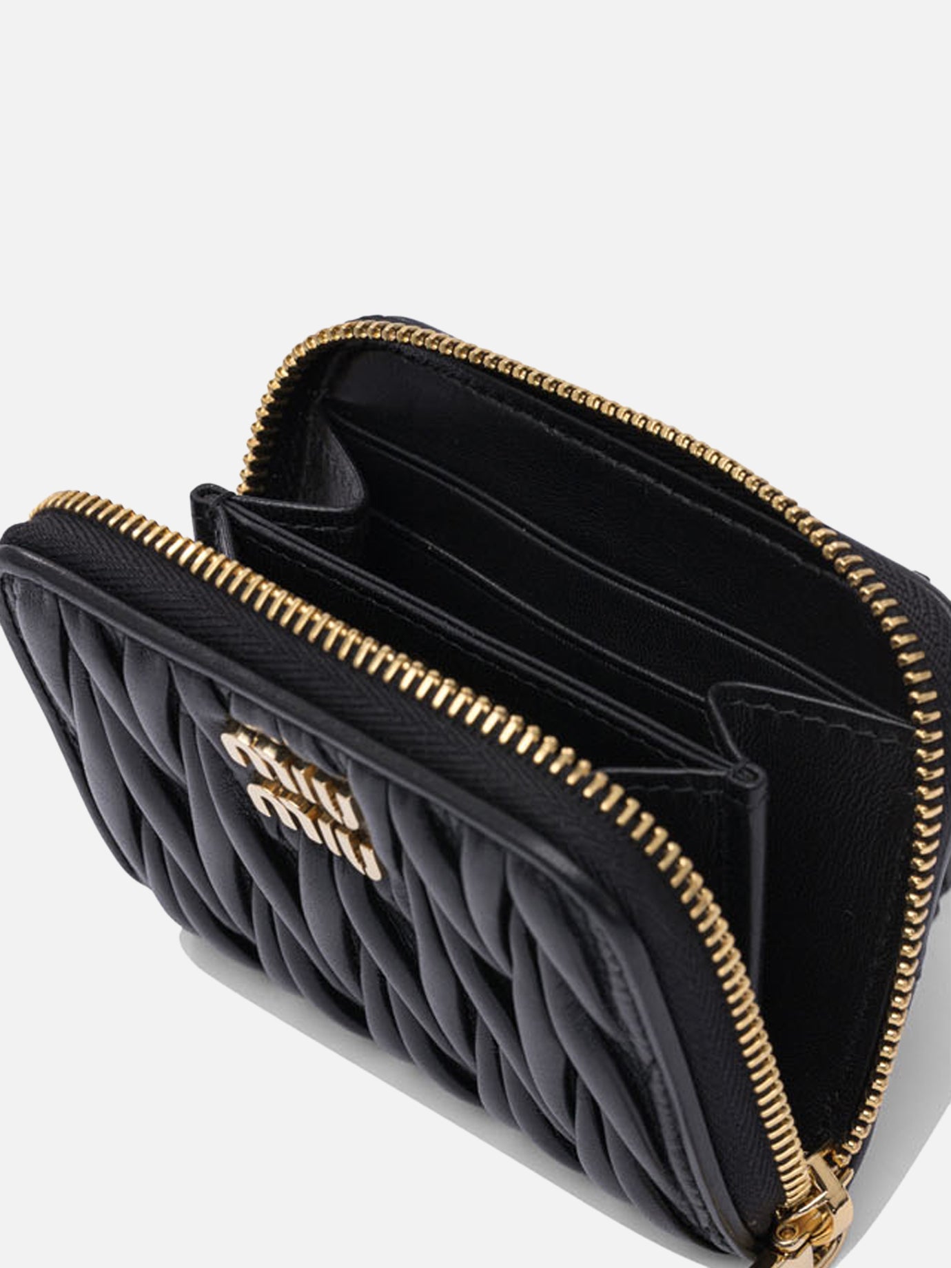 Wallets Logo  Black - Miu Miu Women | PDP | VIETTI Online Store | thumbnail_5