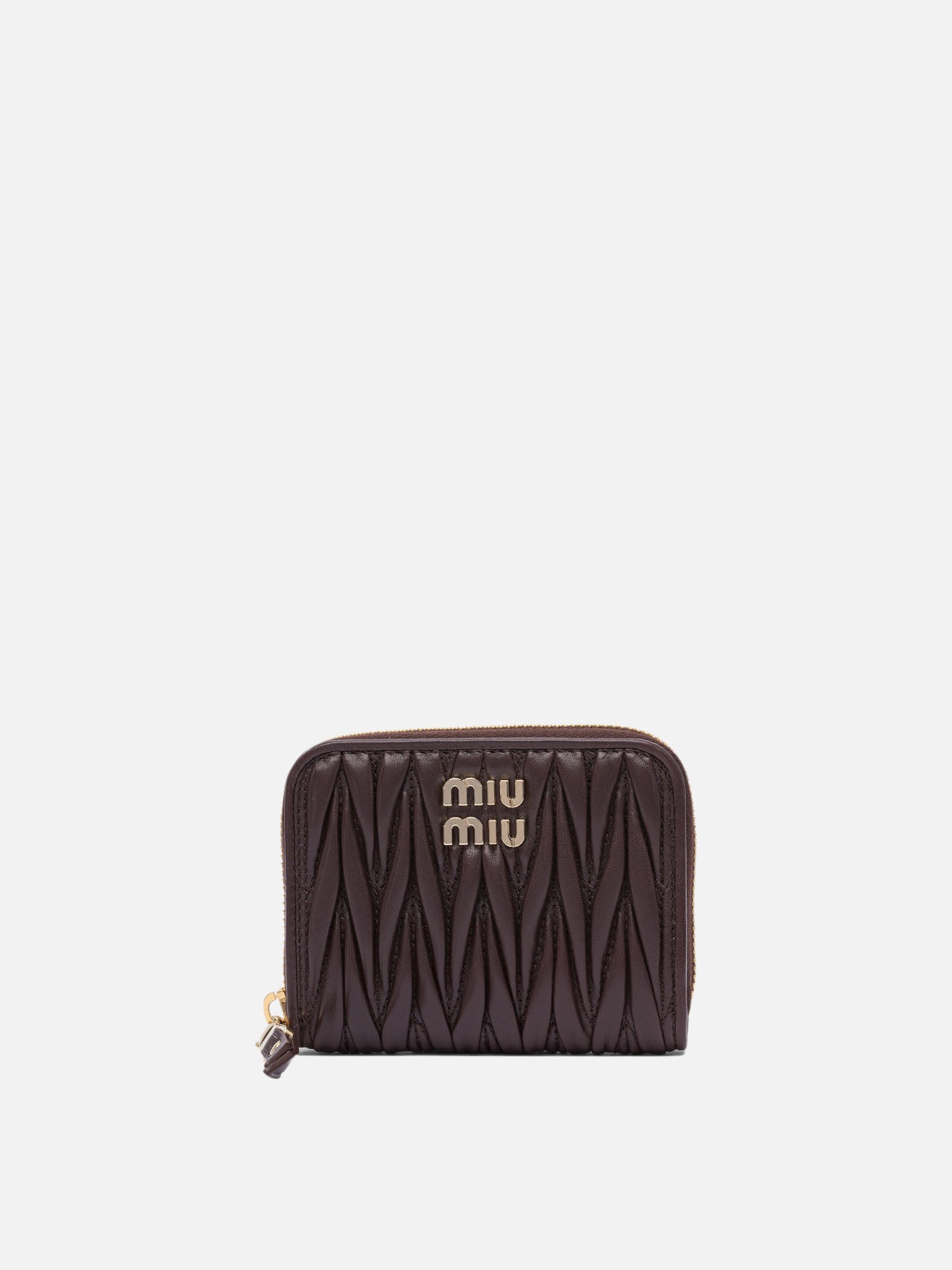 Wallets Logo  Brown - Miu Miu Women | PDP | VIETTI Online Store | Zoom-Modal
