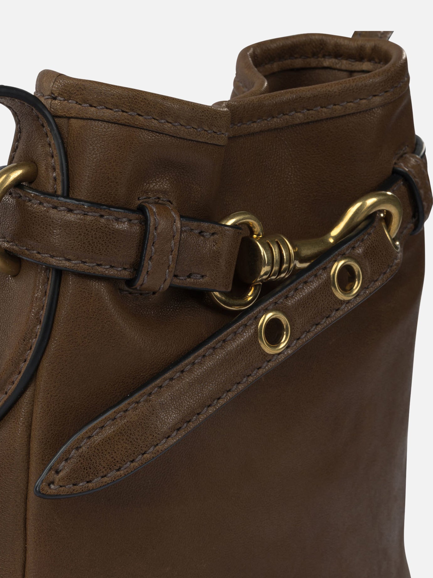 Pouch 100% lamb leather  Brown - Miu Miu Women | PDP | VIETTI Online Store | Zoom-Modal_4
