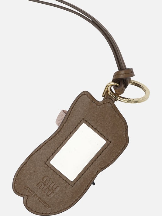 Miu Miu Trick keychain "Miu Ballet" 25206092_UNI Pink 2