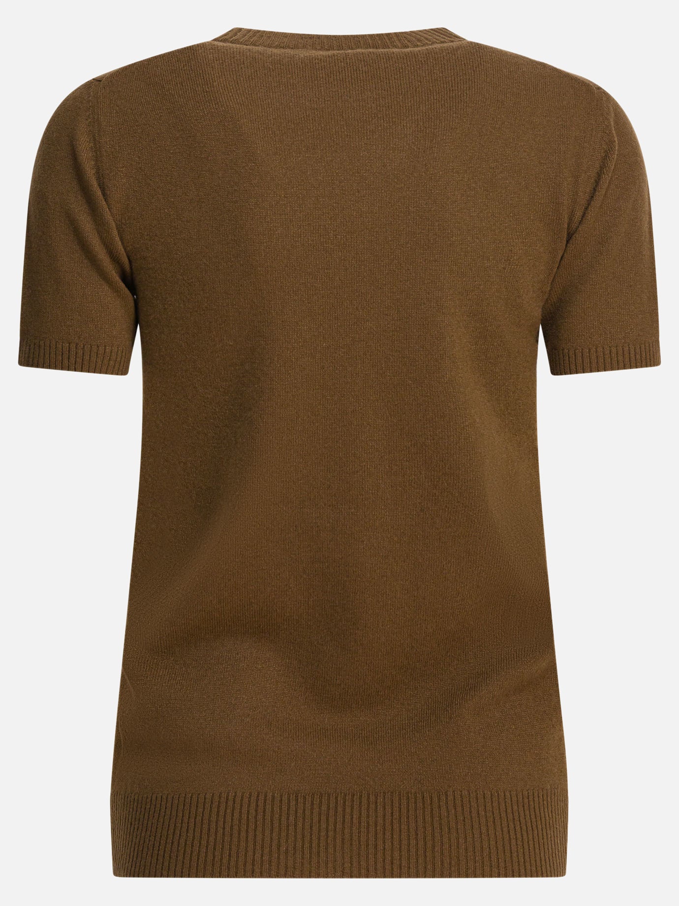 Crewneck sweaters Solid colour  Brown - Miu Miu Women | PDP | VIETTI Online Store | thumbnail_2