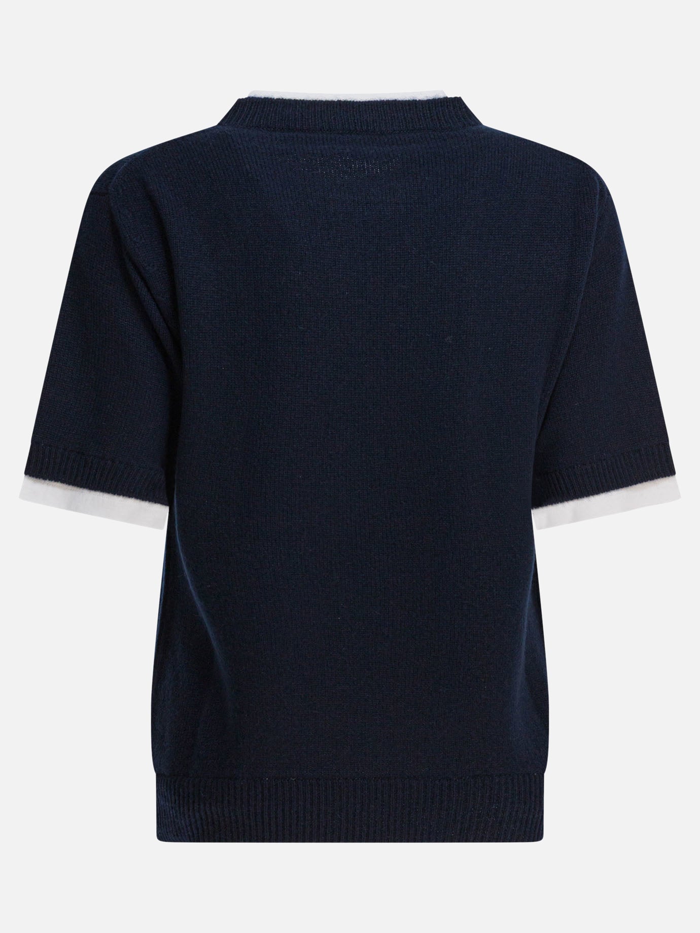 Crewneck sweaters Logo  Blue - Miu Miu Women | PDP | VIETTI Online Store | thumbnail_2