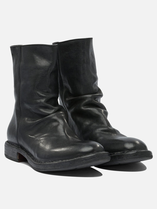 Zipped boots 100% leather - 80% rubber 20% leather  Black - Moma Women | PDP | VIETTI Online Store | 2
