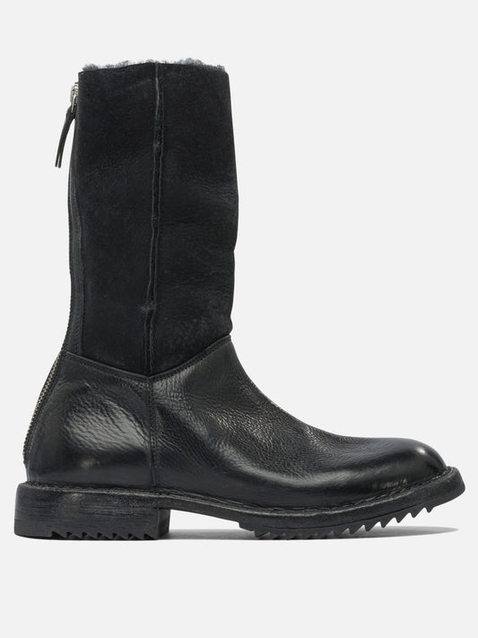 Zipped boots 100% leather - 100% rubber  Black - Moma Women | PDP | VIETTI Online Store 
