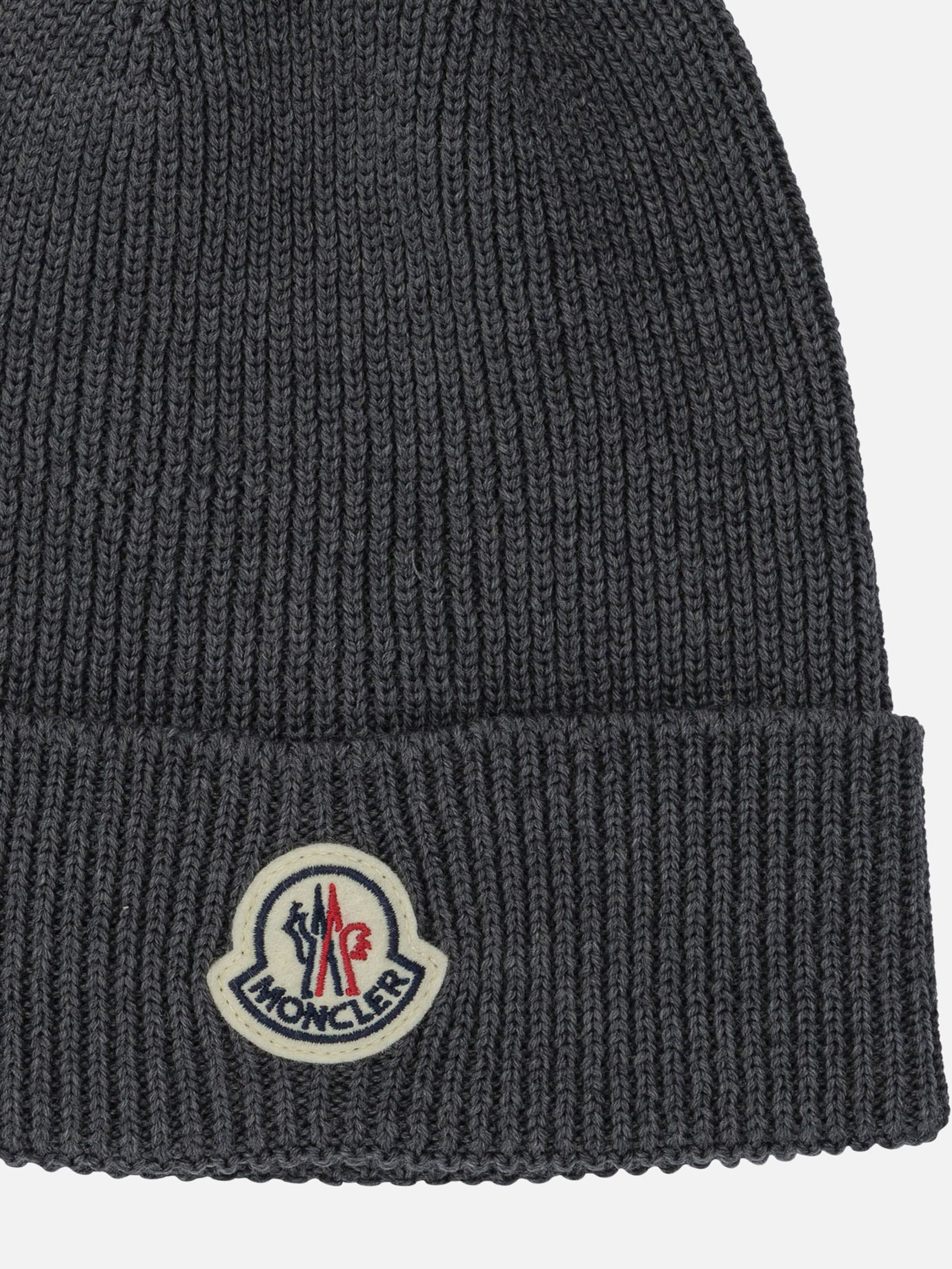 Beanies Logo  Grey - Moncler Men | PDP | VIETTI Online Store | thumbnail_3