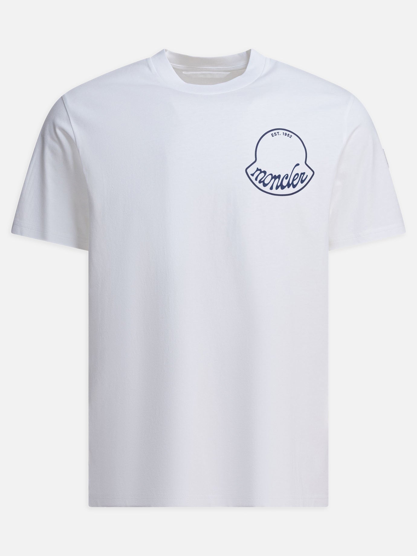 Crewneck t-shirts Logo  White - Moncler Women | PDP | VIETTI Online Store | Zoom-Modal
