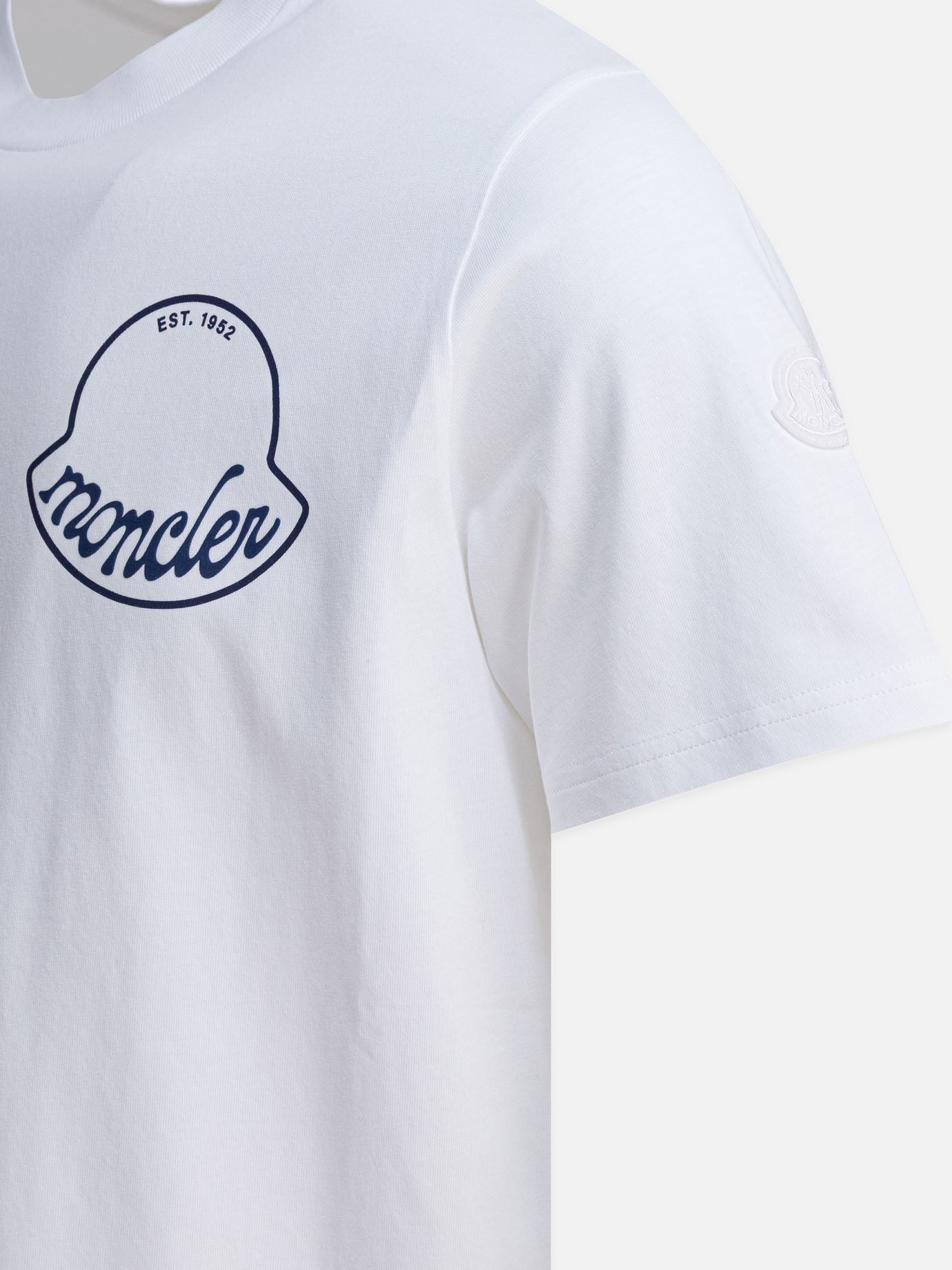 Crewneck t-shirts Logo  White - Moncler Women | PDP | VIETTI Online Store | thumbnail_4