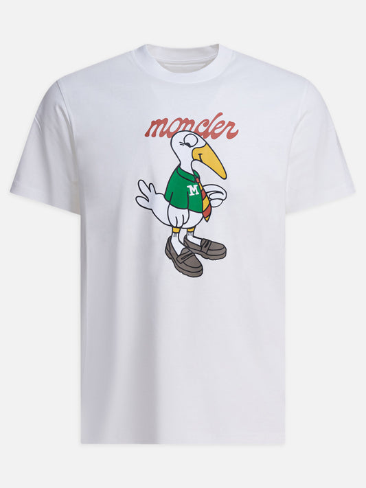 Crewneck t-shirts Logo  White - Moncler Men | PDP | VIETTI Online Store 
