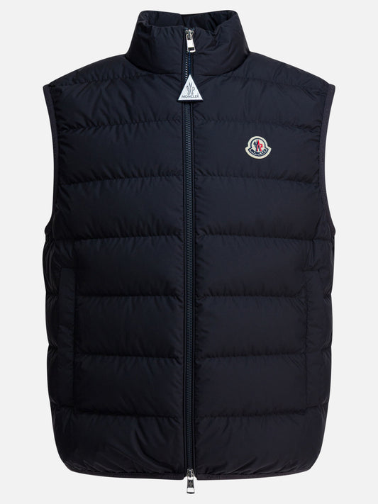 Vest jackets Logo  Blue - Moncler Men | PDP | VIETTI Online Store 
