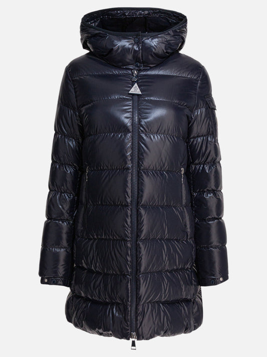 Down jackets Logo  Blue - Moncler Women | PLP | VIETTI Online Store 
