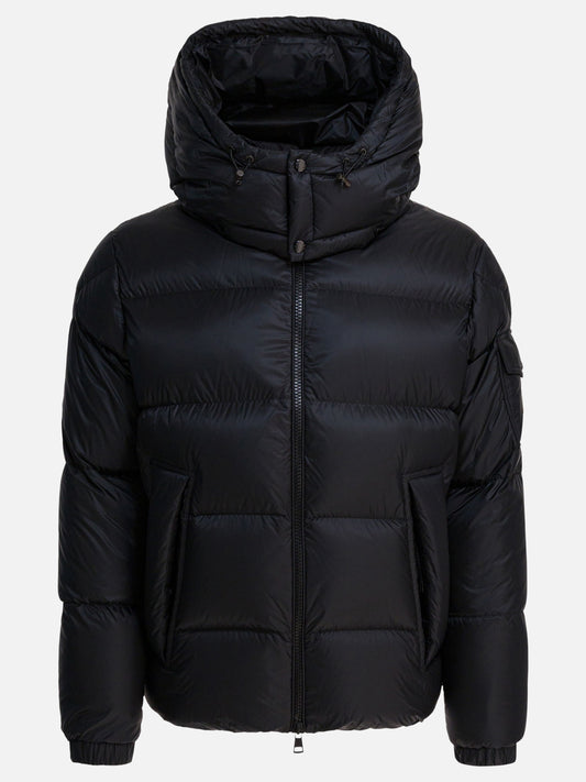 Down jackets Logo  Black - Moncler Men | PLP | VIETTI Online Store 

