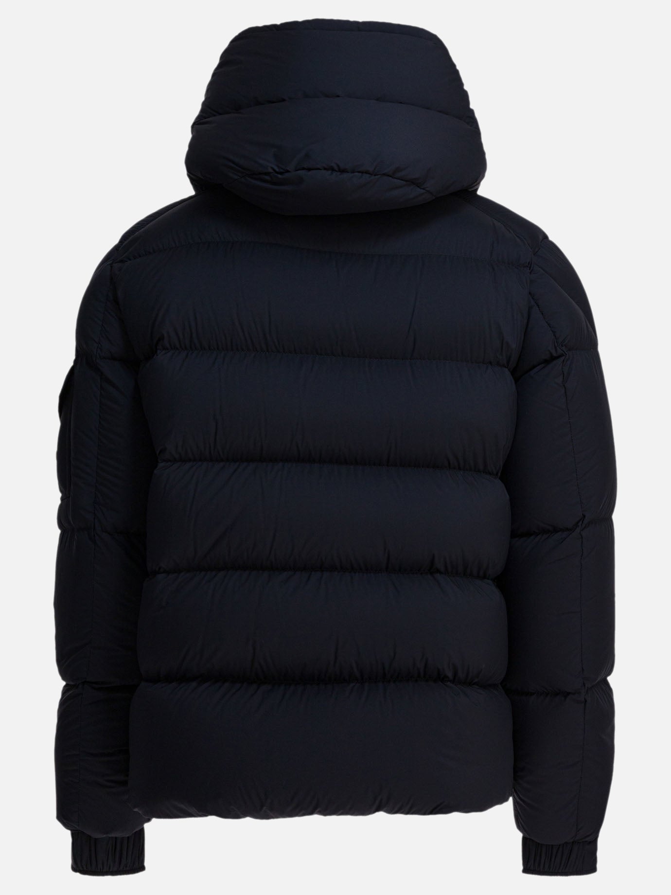 Down jackets Solid colour  Blue - Moncler Men | PDP | VIETTI Online Store | thumbnail_2