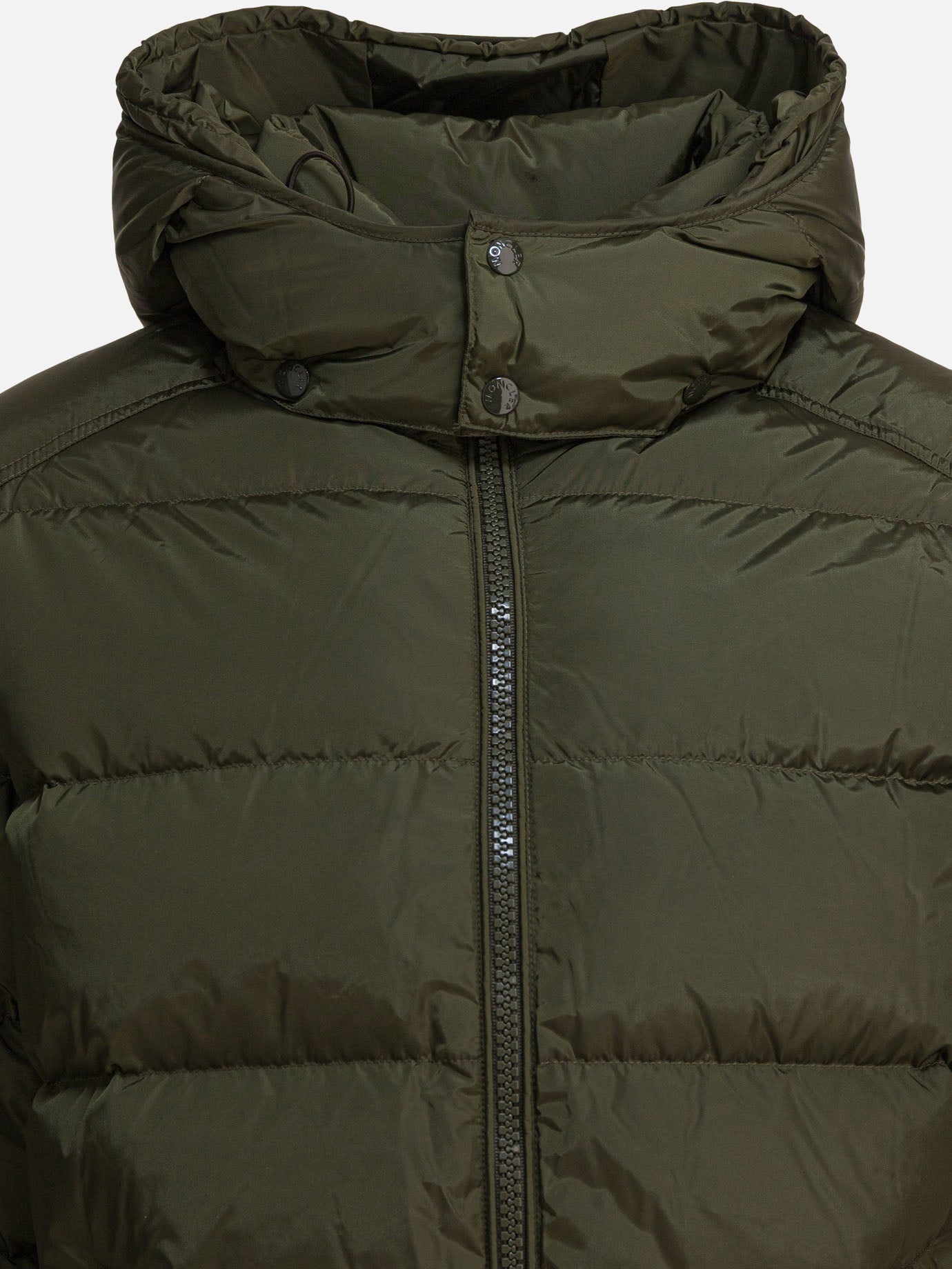 Down jackets Solid colour  Green - Moncler Men | PDP | VIETTI Online Store | thumbnail_3