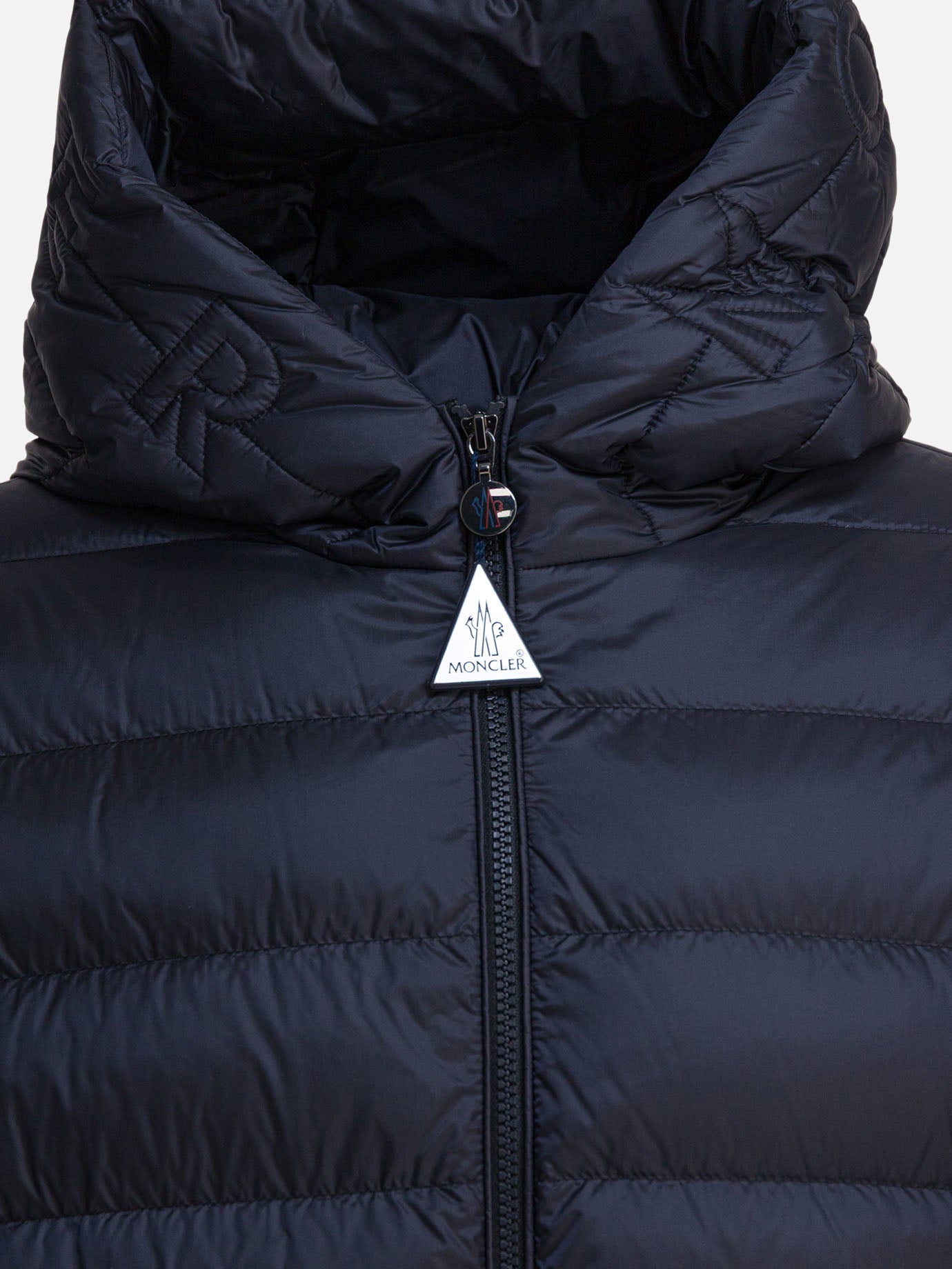 Down jackets Solid colour  Blue - Moncler Men | PDP | VIETTI Online Store | Zoom-Modal_3
