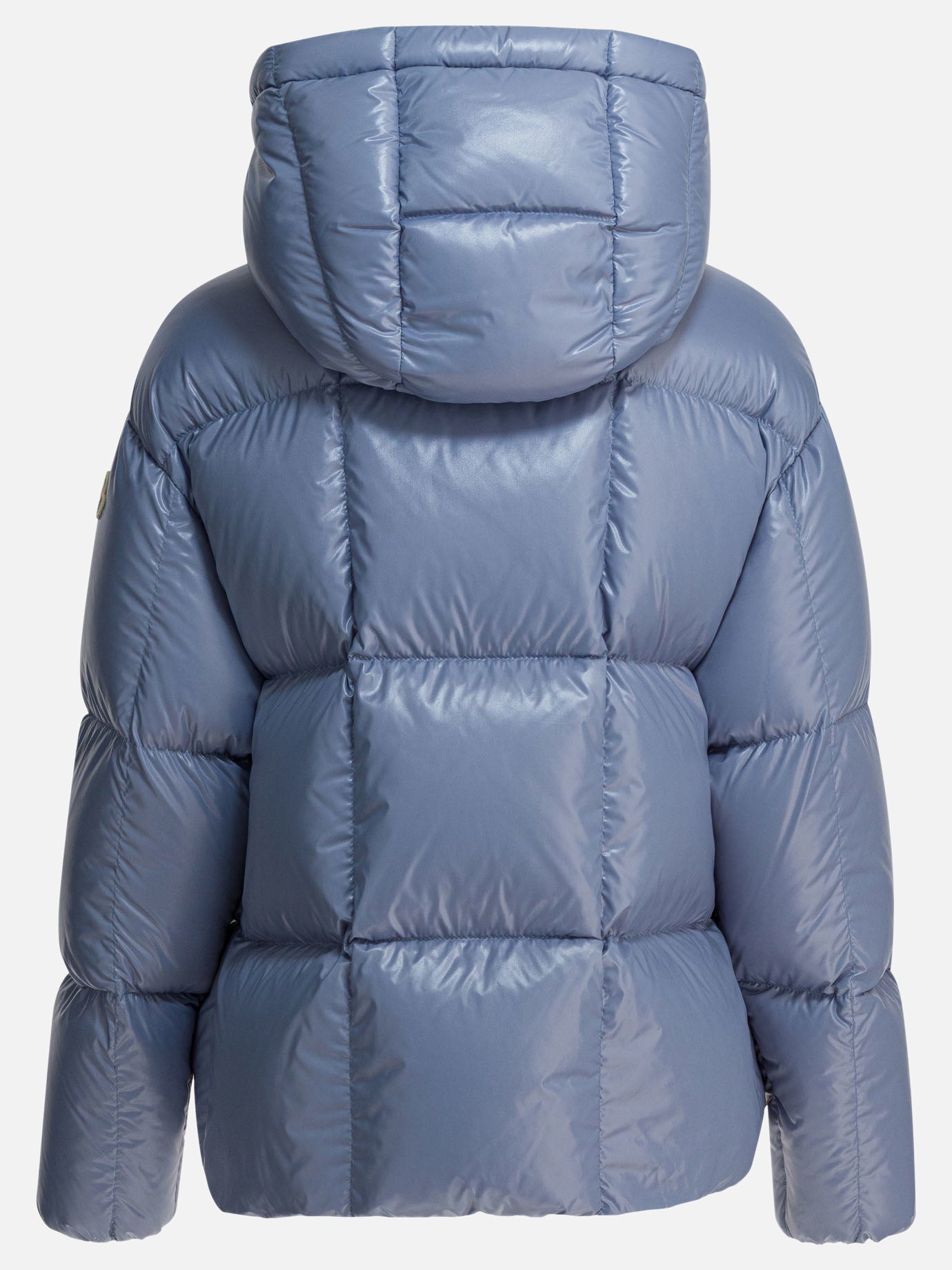 Down jackets Solid colour  Light blue - Moncler Women | PDP | VIETTI Online Store | thumbnail_2