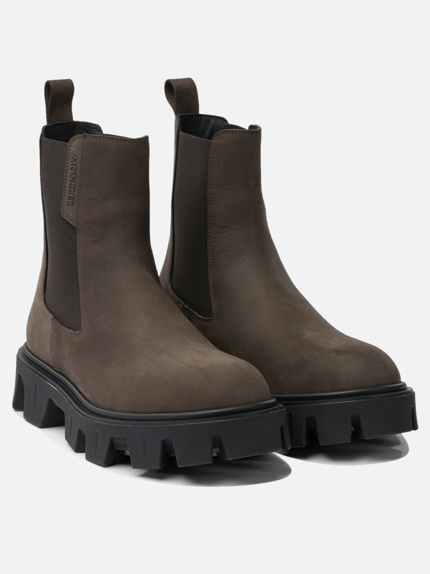 Chelsea boots 100% real leather - 100% polyamide  Brown - Moncler Men | PDP | VIETTI Online Store | Zoom-Modal_2
