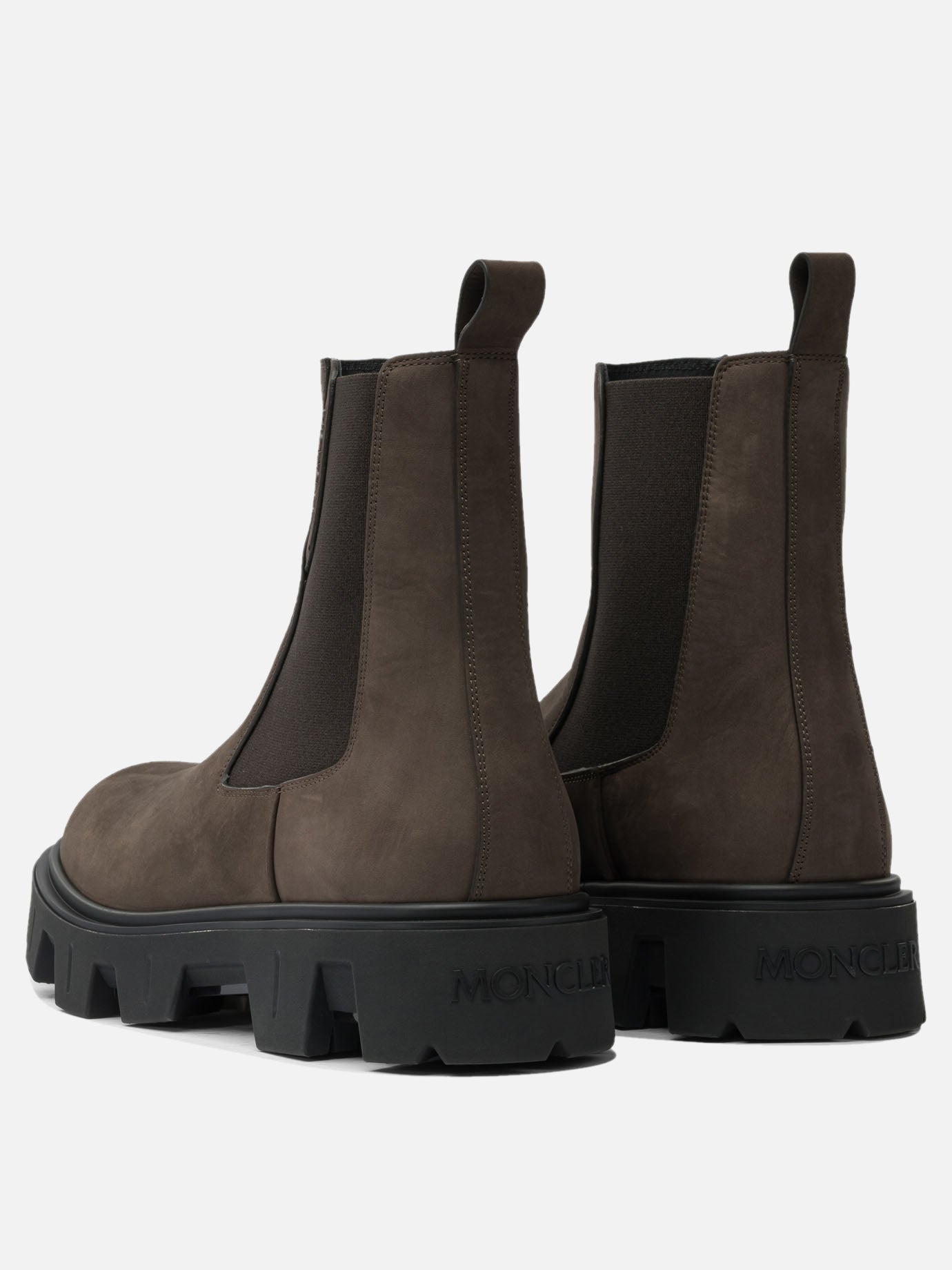 Chelsea boots 100% real leather - 100% polyamide  Brown - Moncler Men | PDP | VIETTI Online Store | Zoom-Modal_4
