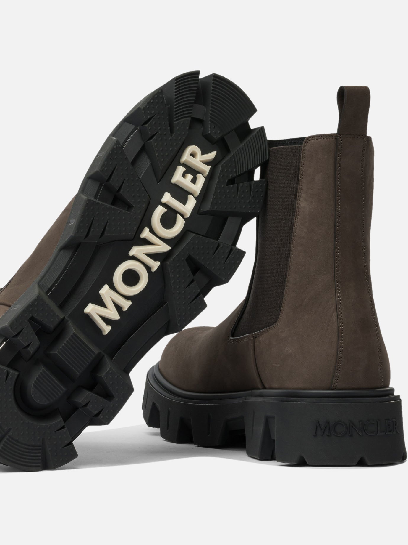 Chelsea boots 100% real leather - 100% polyamide  Brown - Moncler Men | PDP | VIETTI Online Store | thumbnail_5
