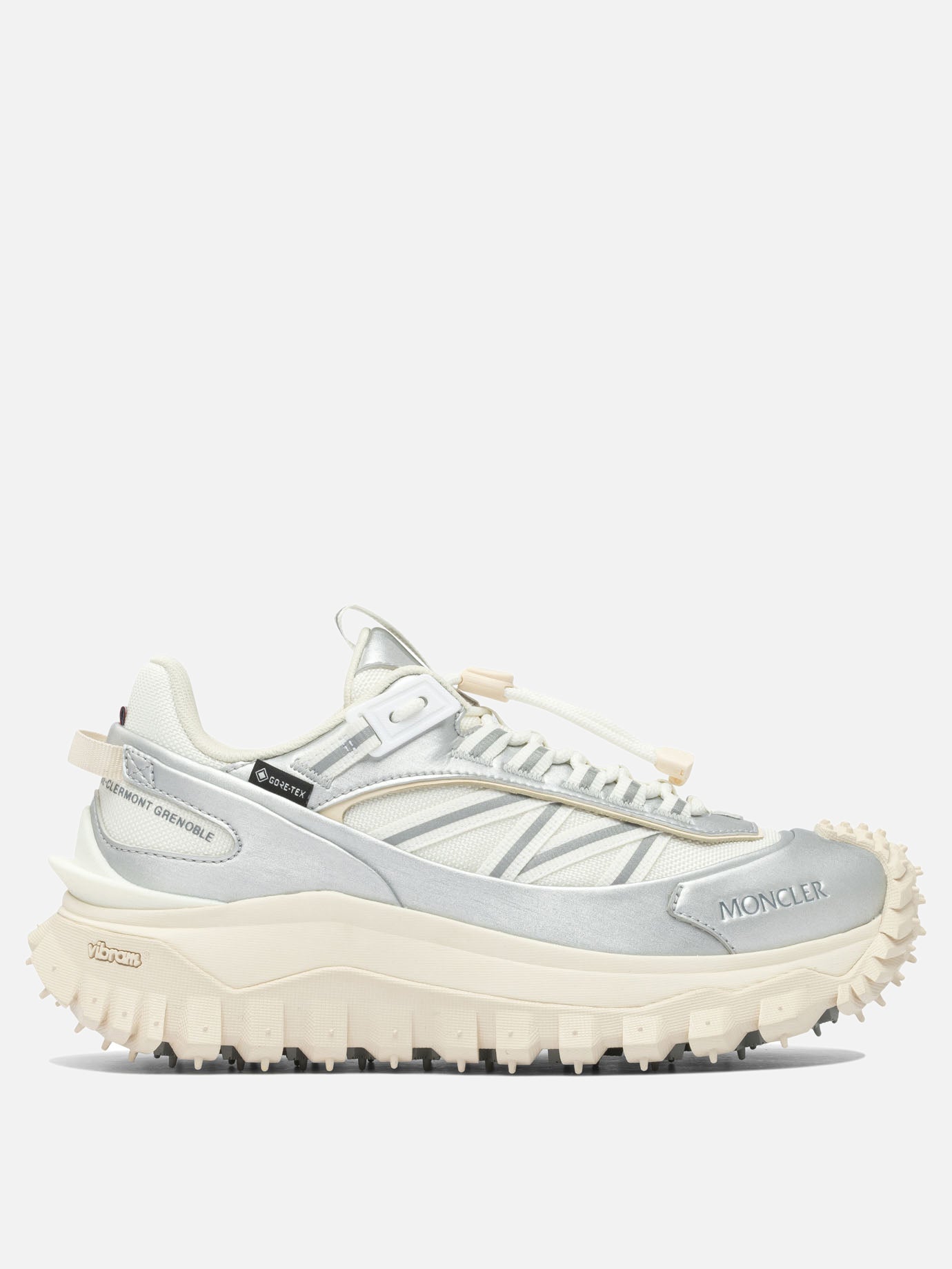 Low top sneakers 60% nylon 40% leather - 100% rubber  Orange - Moncler Women | PDP | VIETTI Online Store | thumbnail
