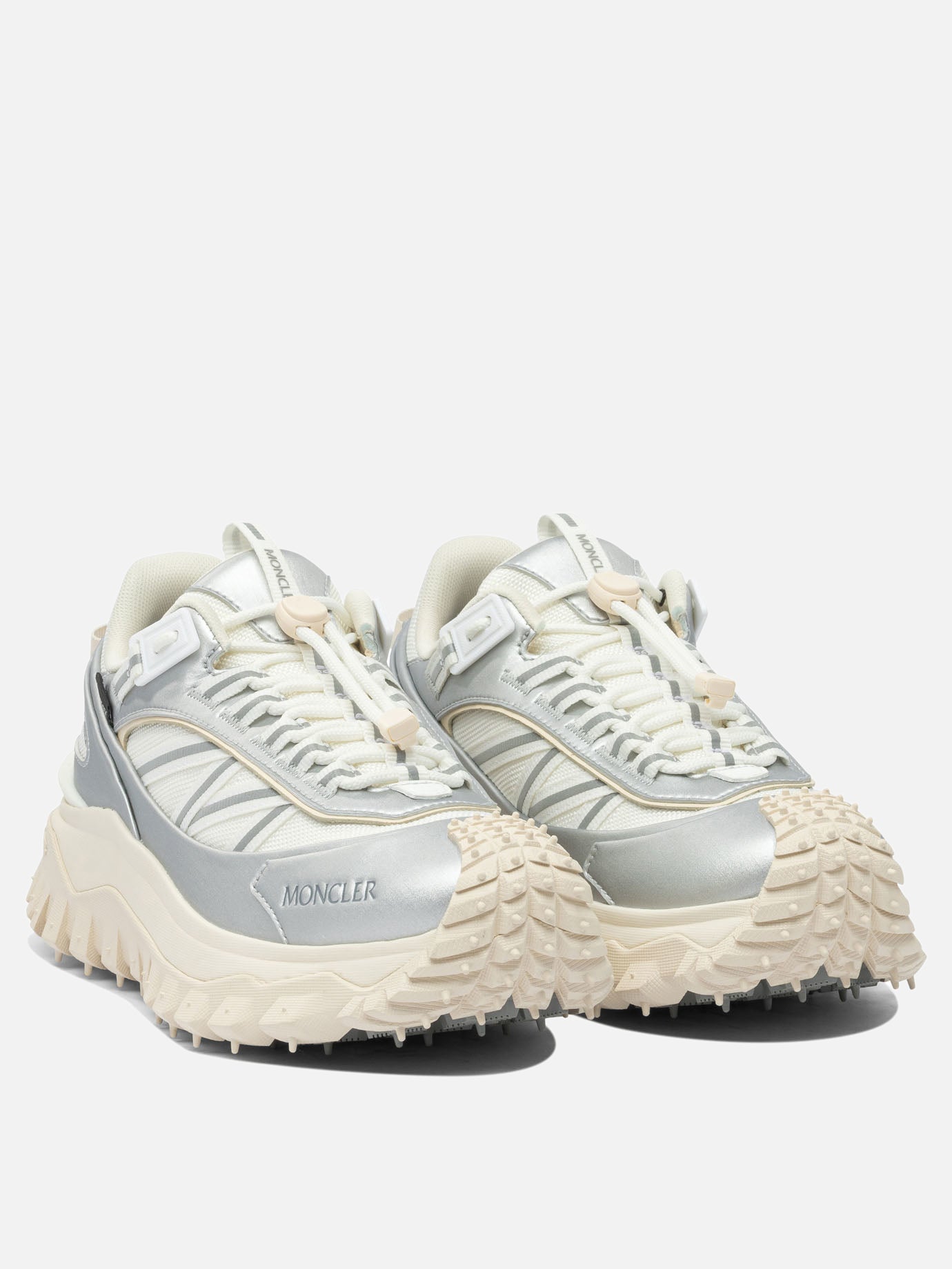 Low top sneakers 60% nylon 40% leather - 100% rubber  Orange - Moncler Women | PDP | VIETTI Online Store | Zoom-Modal_2
